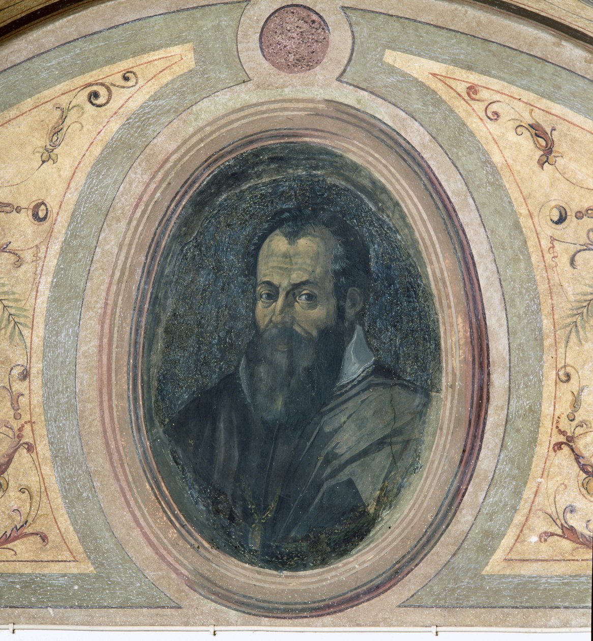 Retrato de un hombre, Camera della Fama, 1548 de Giorgio Vasari