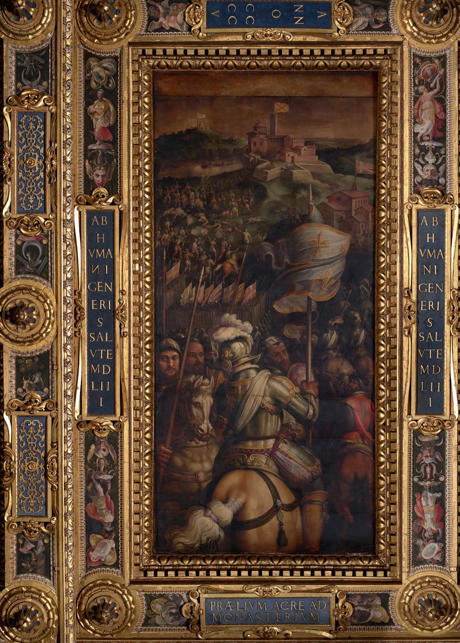 Asalto a la fortaleza de Monastero de Giorgio Vasari