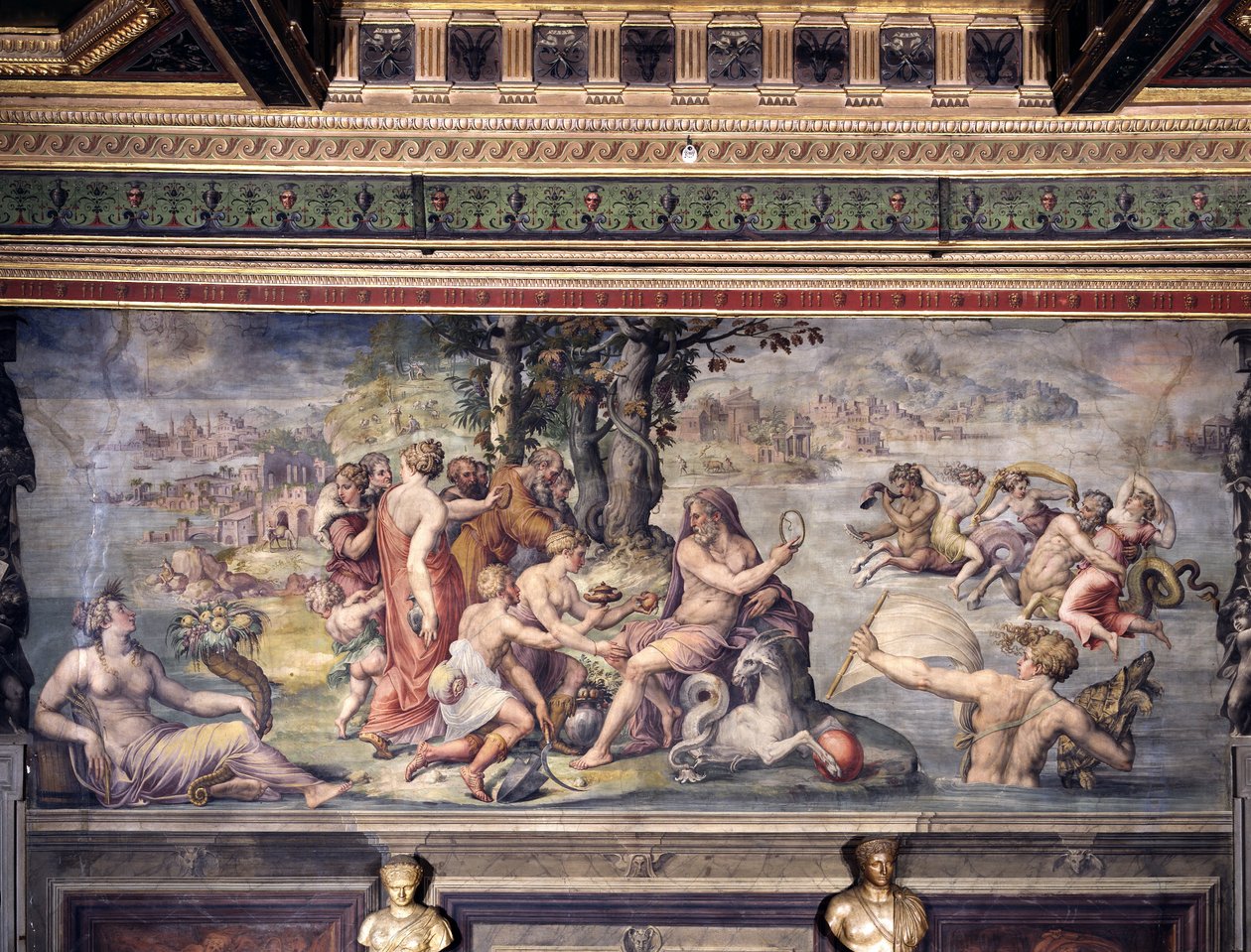 Los Primeros Frutos de la Tierra Ofrecidos a Saturno de Giorgio Vasari