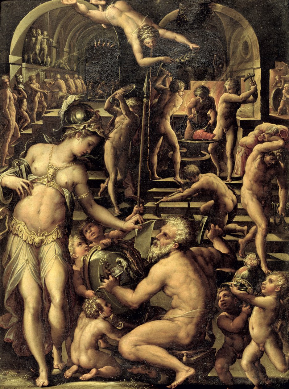 La Fragua de Vulcano, 1565 de Giorgio Vasari
