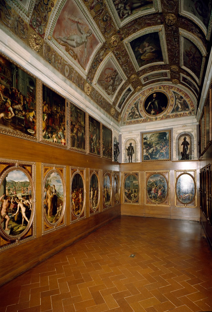 Vista del Studiolo de Francesco I de Medici de Giorgio (and workshop) Vasari