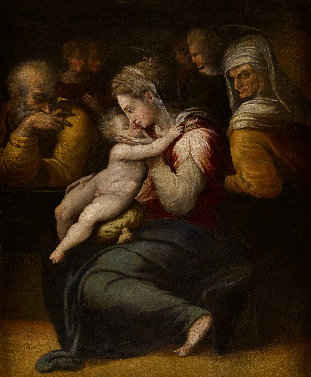 La Sagrada Familia, c.1540 (óleo sobre lienzo) de Giorgio (attr.to) Vasari