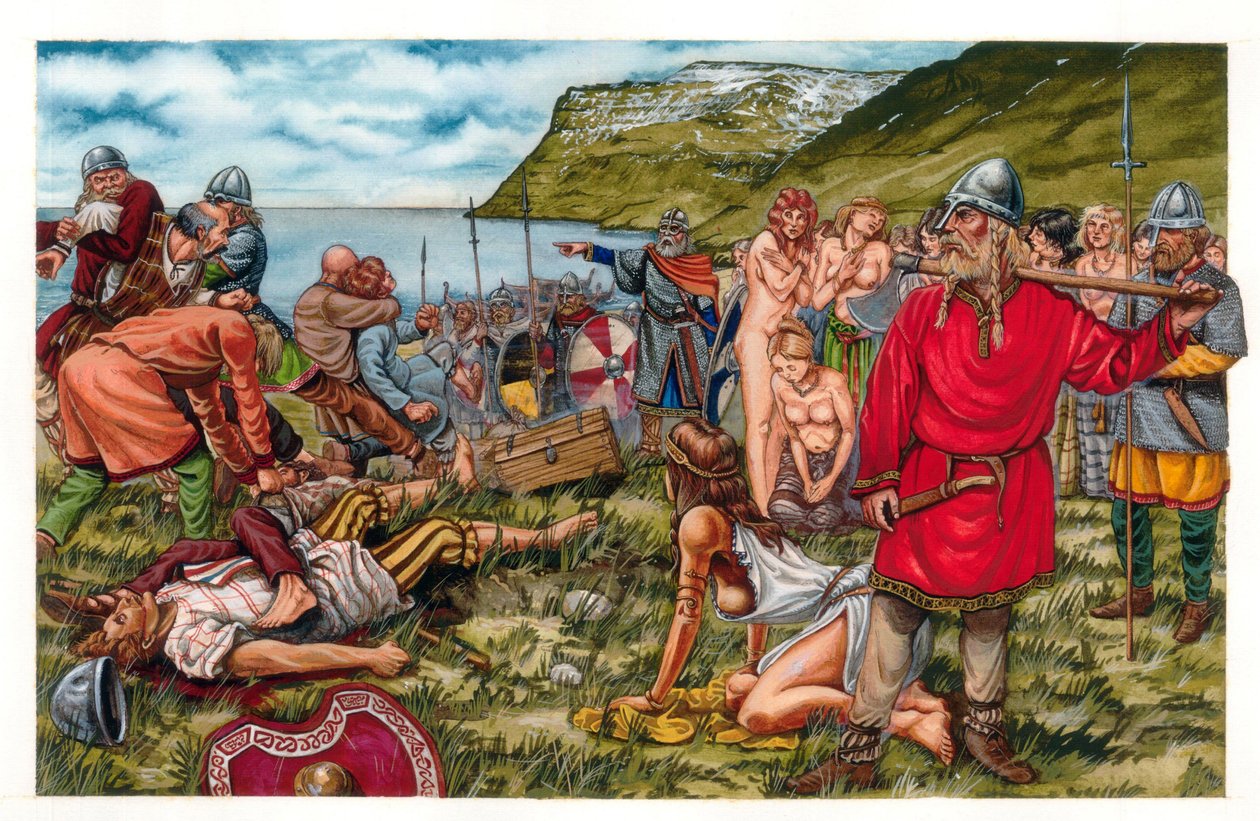 Los vikingos conquistaron Islandia: El noruego Erik le Rouge se estableció en Islandia hacia 970. de Giorgio Albertini