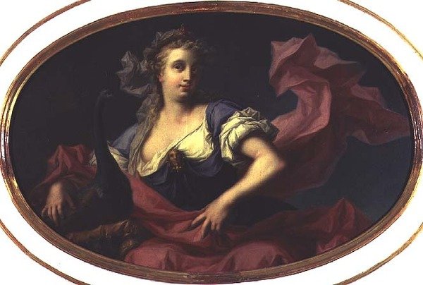 Personificación del aire como la diosa Juno de Giorgio Anselmi