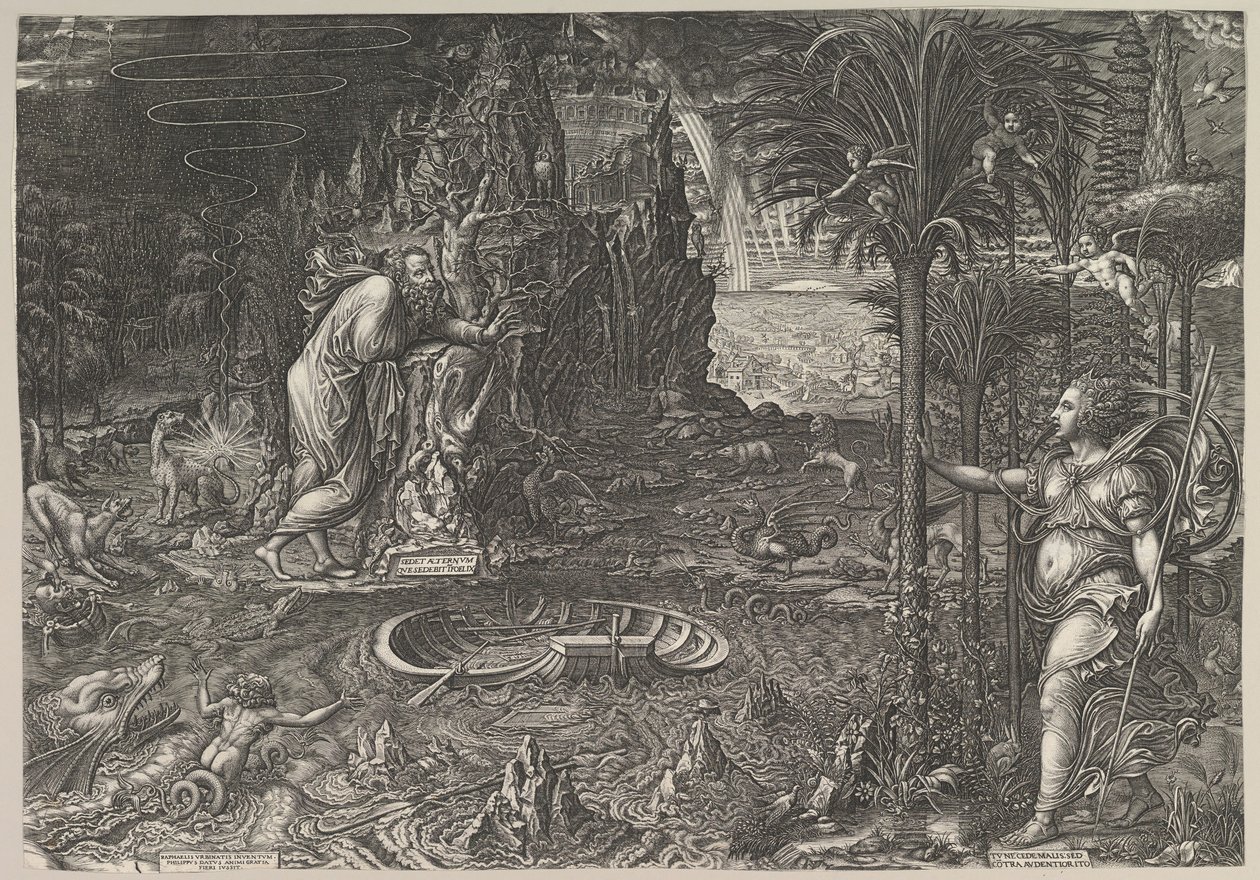 Alegoría de la vida, 1561 de Giorgio Ghisi
