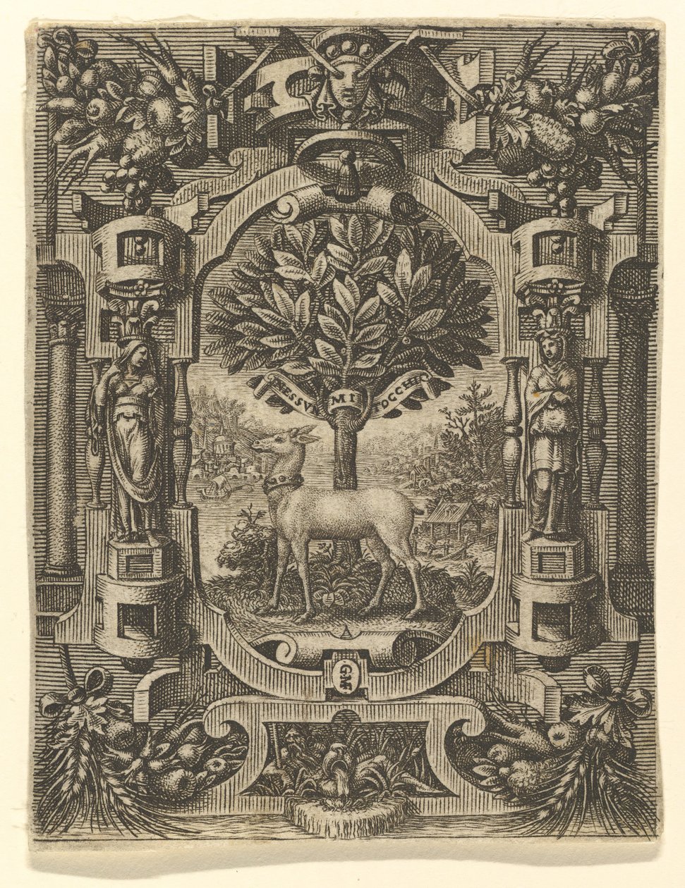 Emblema de Lucrezia Gonzaga, antes de 1566 de Giorgio Ghisi