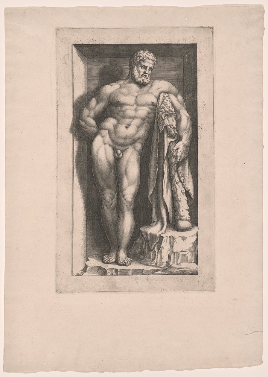 El Hércules Farnesio de Giorgio Ghisi