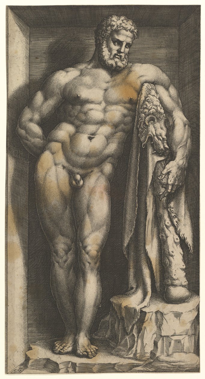 Hércules Farnesio de Giorgio Ghisi