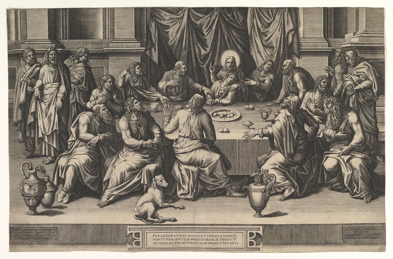 La última cena de Giorgio Ghisi