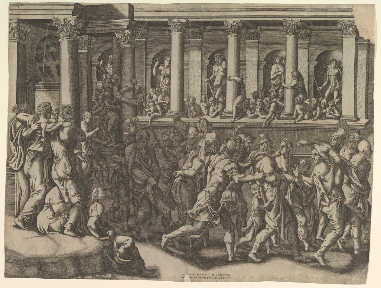 La burla de los prisioneros, ca. 1540 de Giorgio Ghisi