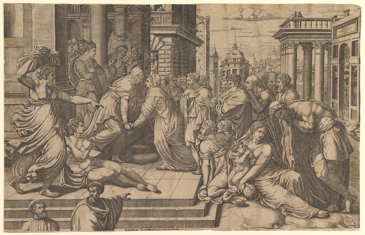 La Visitación, 1540-50 de Giorgio Ghisi