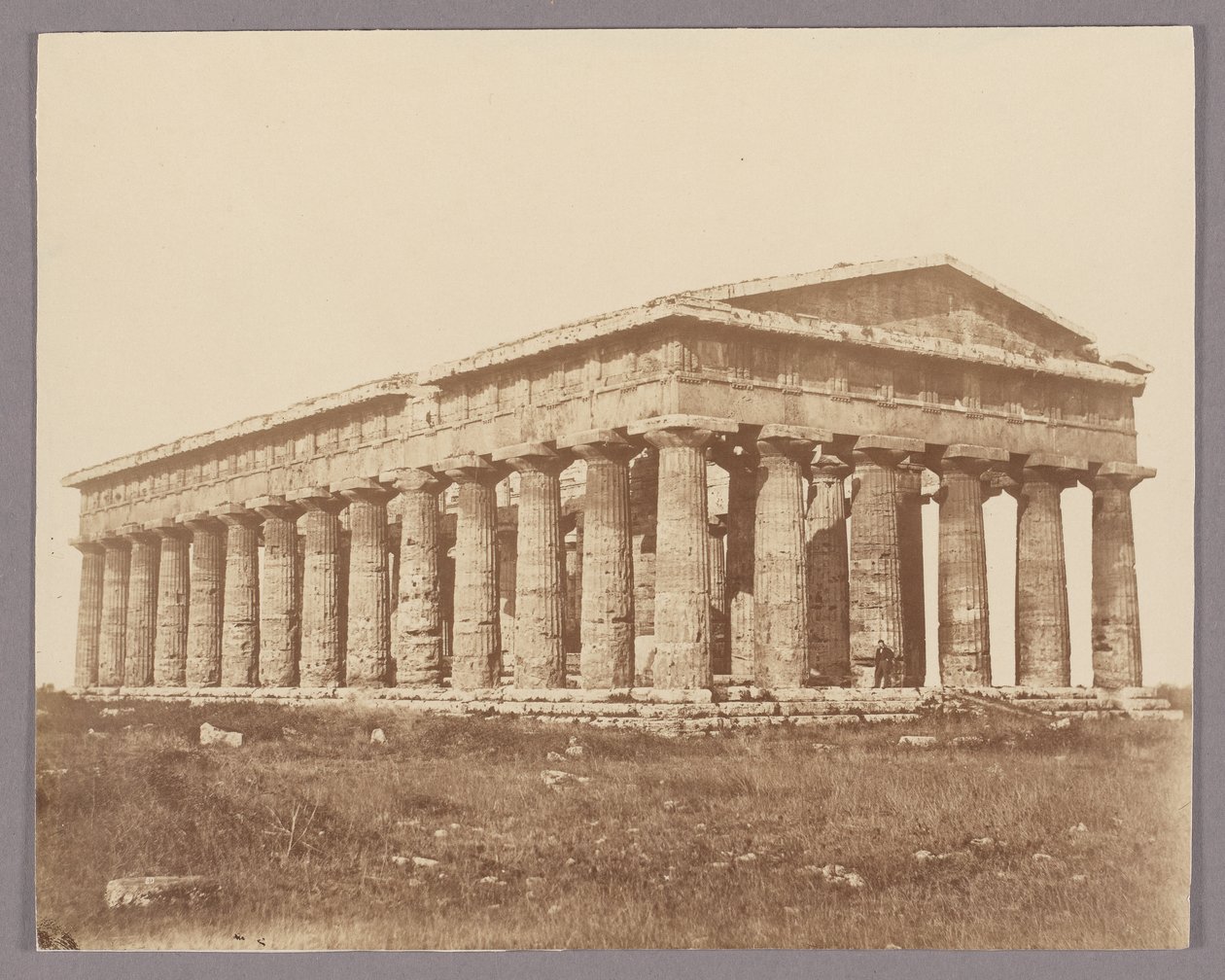 Paestum: El templo de Poseidón de Giorgio Sommer