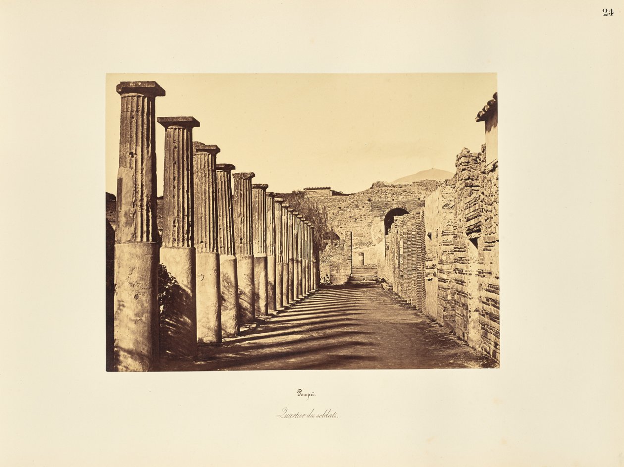 Pompeya. Barrio de los soldados de Giorgio Sommer