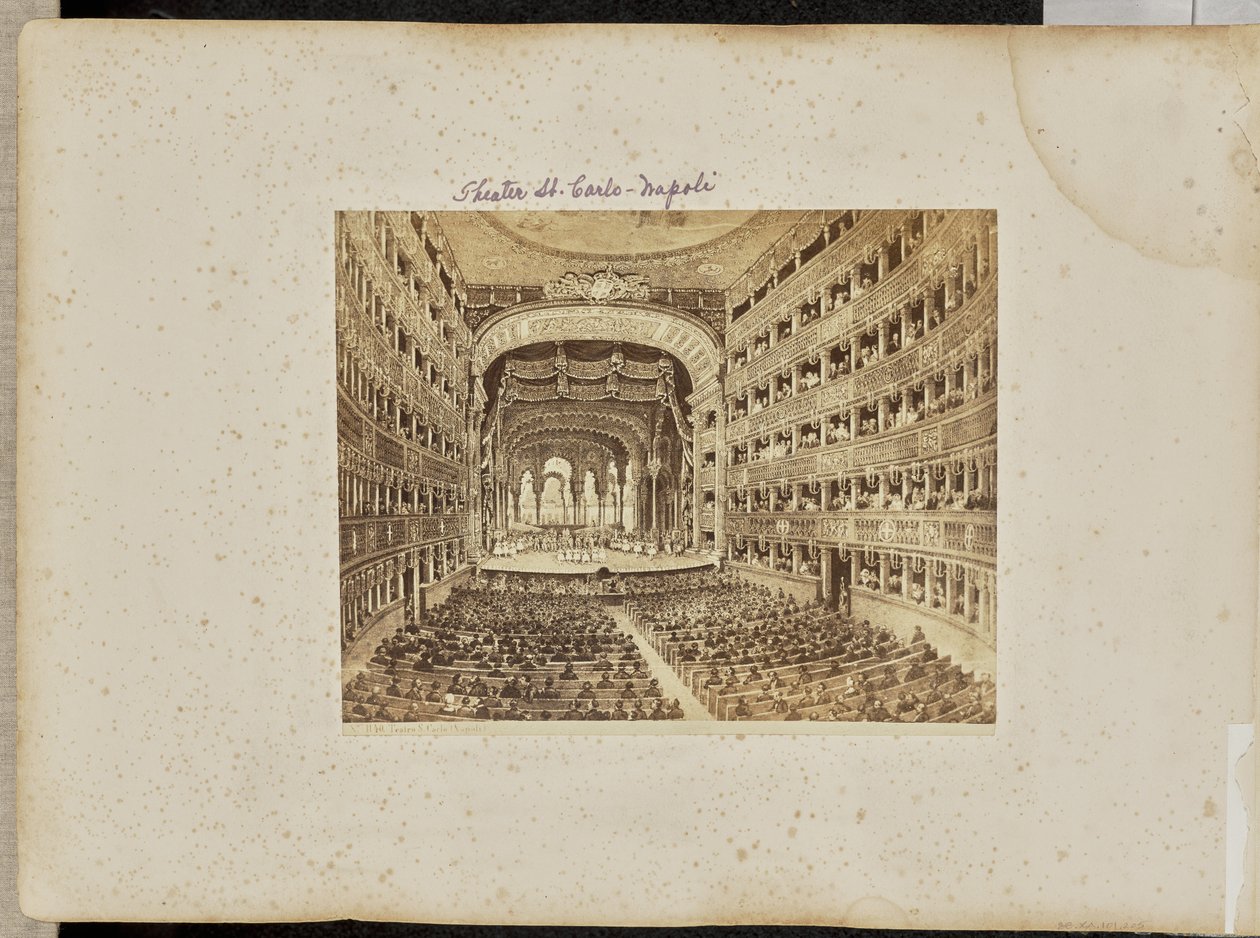 Teatro S. Carlo (Nápoles) de Giorgio Sommer