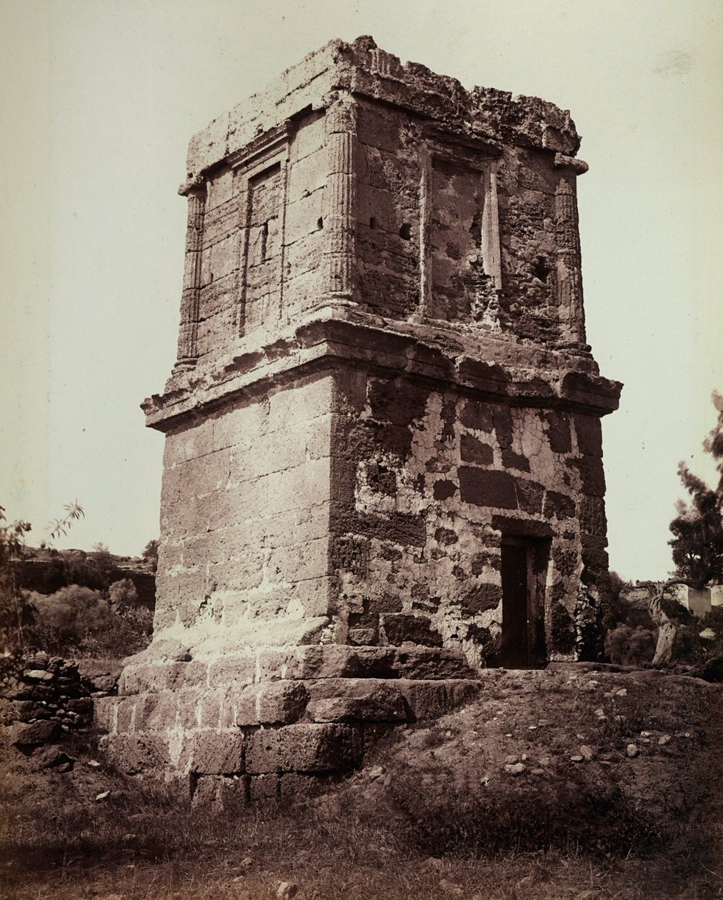 La Tumba de Theron, Valle de los Templos, Agrigento de Giorgio Sommer