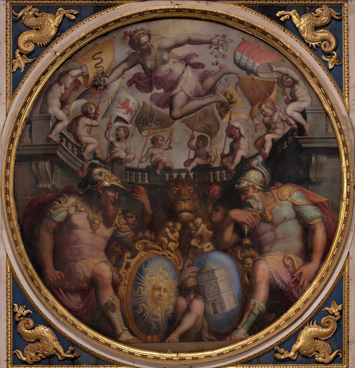 Alegorías de los Cuartos de San Giovanni y Santa Maria Novella, 1563-1565 de Giorgio Vasari