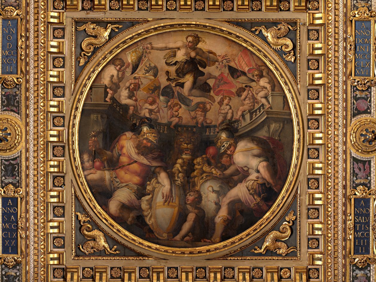 Alegorías de los barrios de Santo Spirito y Santa Croce de Giorgio Vasari