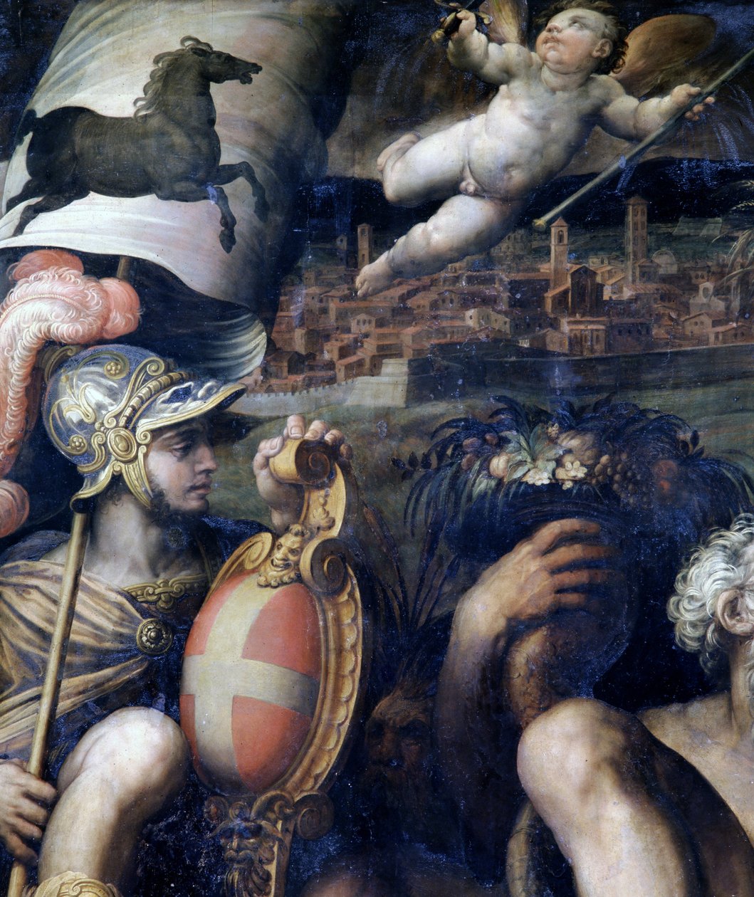 Alegoría de la ciudad de Arezzo, Italia de Giorgio Vasari
