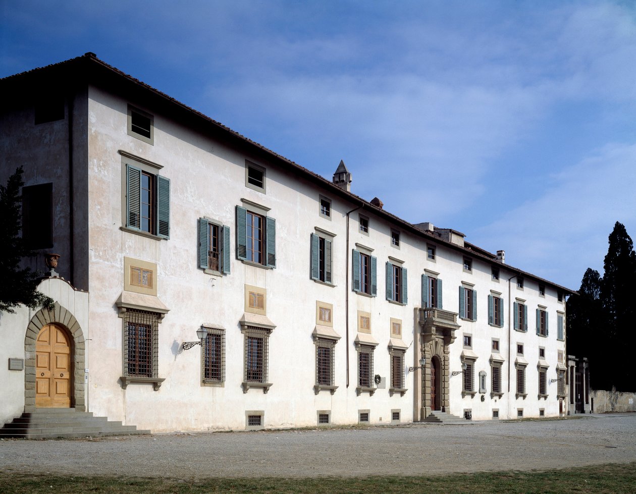 Fachada de la Villa Medicea de Castello, circa 1538 de Giorgio Vasari