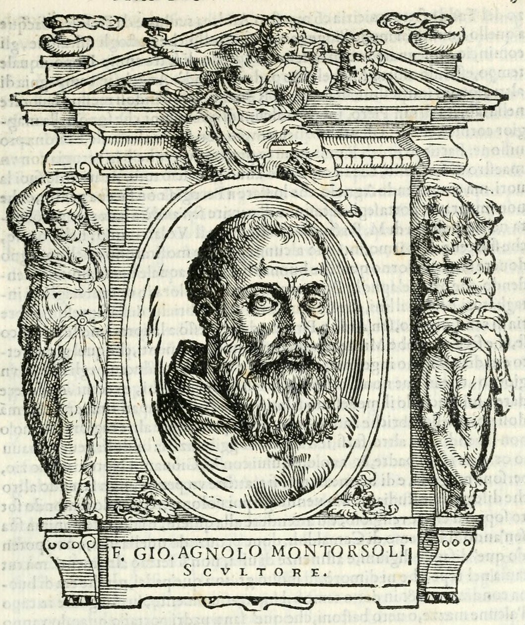 Retrato de Giovanni Angelo Montorsoli, Vasari 1568 de Giorgio Vasari