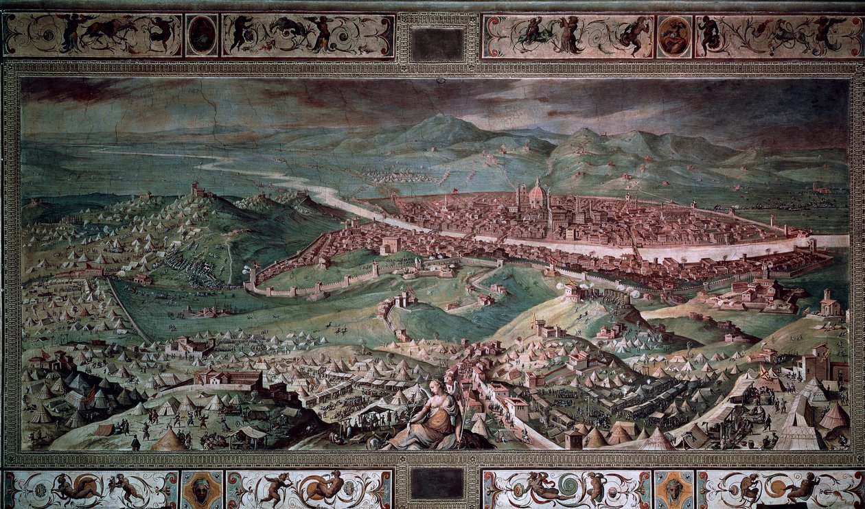 El sitio de Florencia de Giorgio Vasari