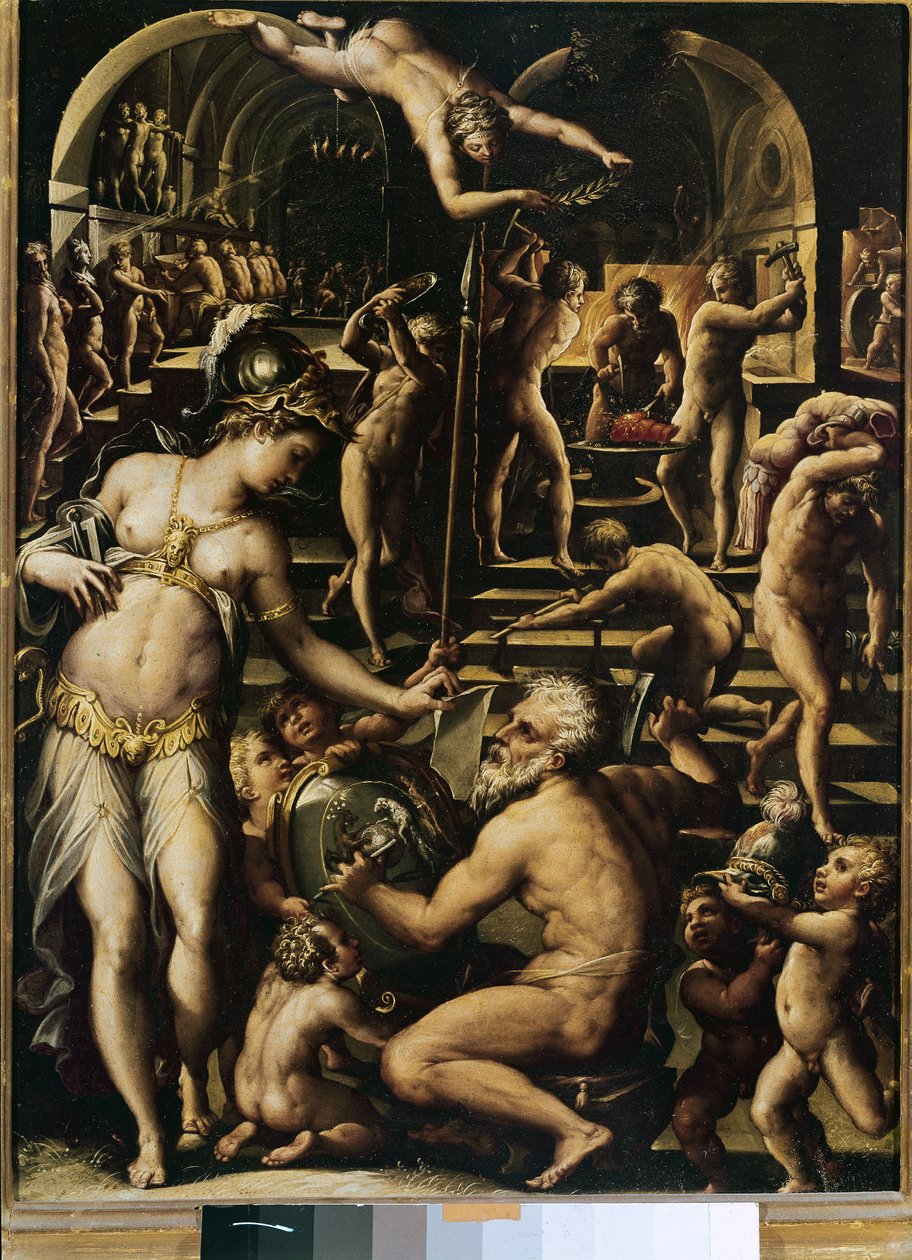 La Fragua de Vulcano de Giorgio Vasari