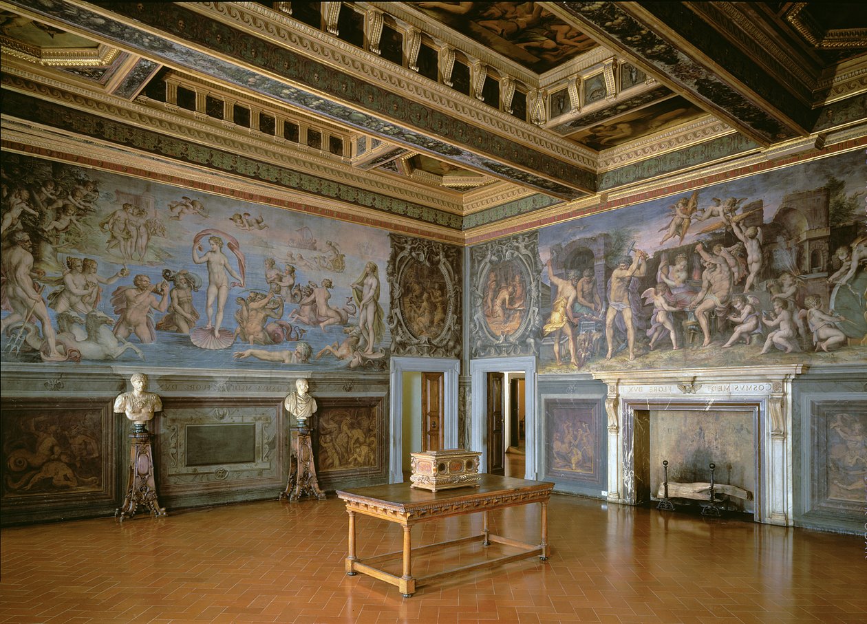 La Sala degli Elementi, 1555 de Giorgio Vasari