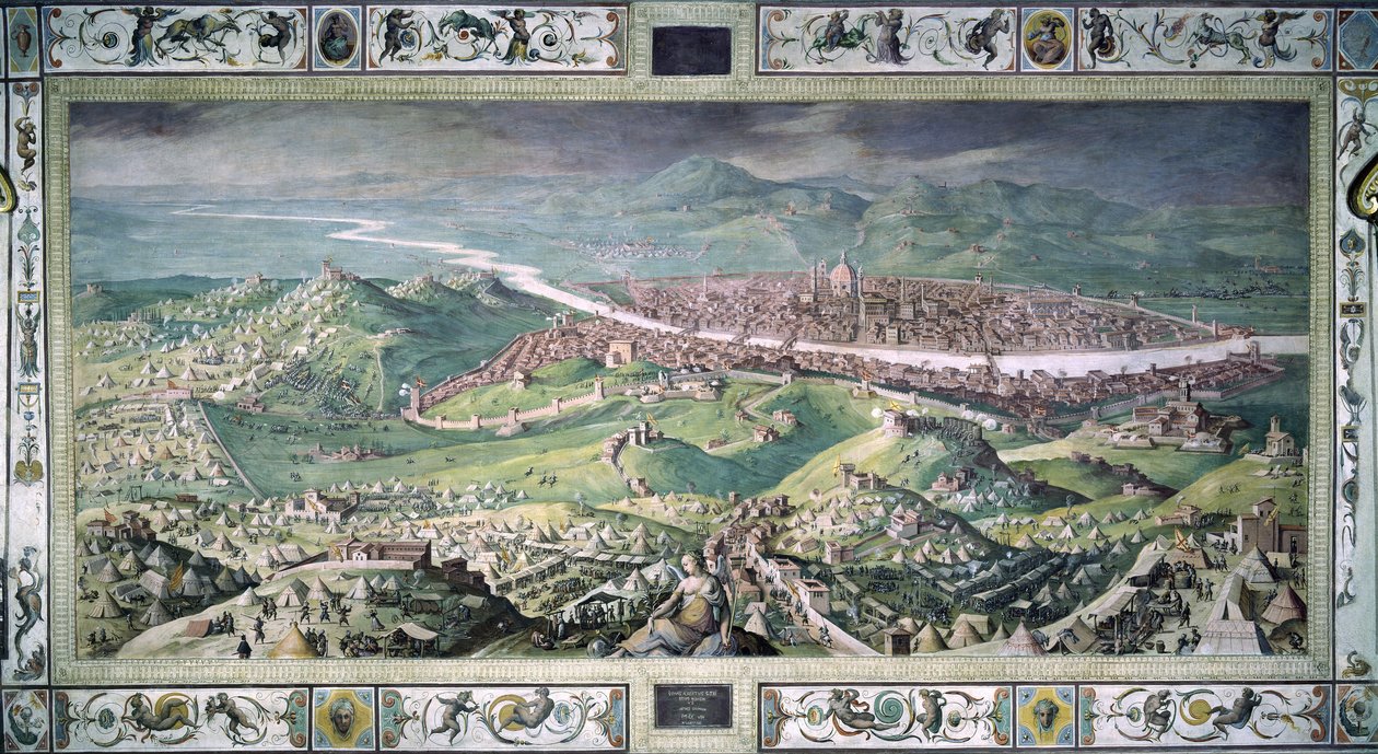 El sitio de Florencia de Giorgio Vasari