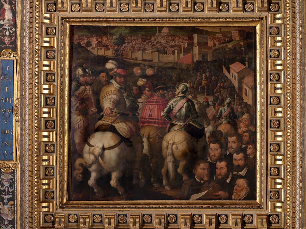 Triunfo en la guerra contra Siena de Giorgio Vasari