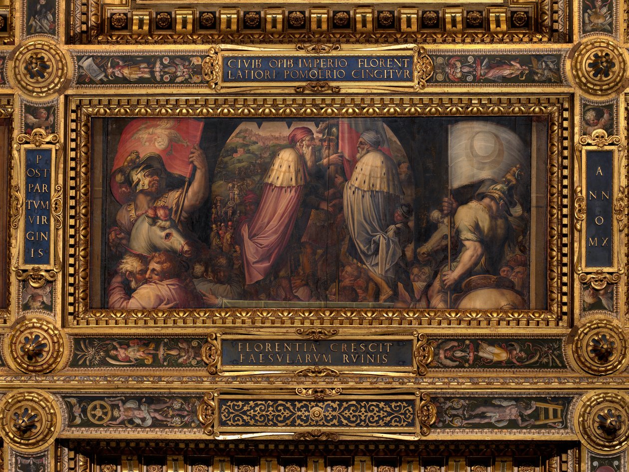 Unión de Florencia y Fiesole de Giorgio Vasari