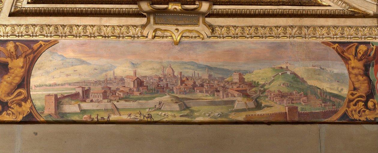 Vista de Florencia, 1557-1558 de Giorgio Vasari