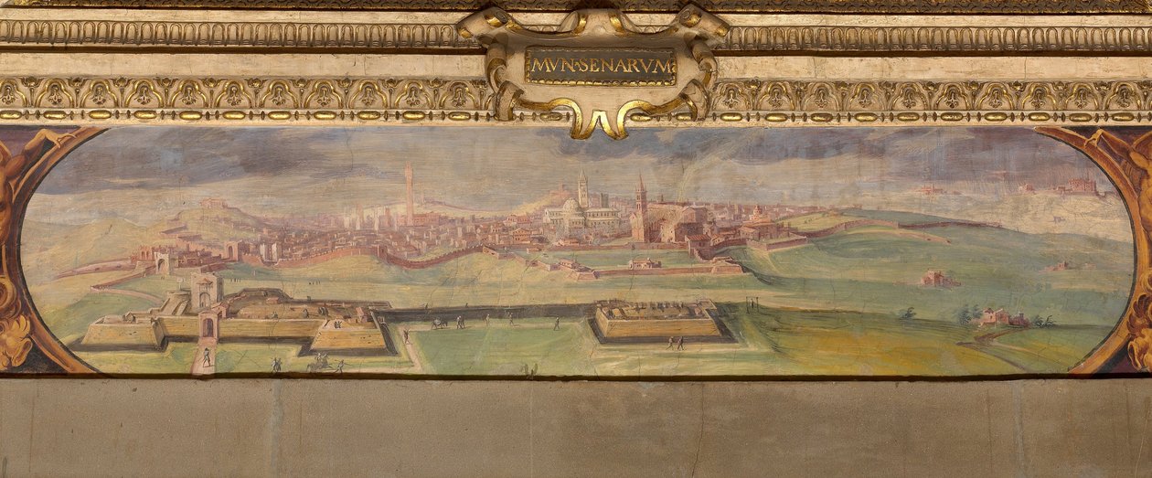 Vista de Siena, 1557-1558 de Giorgio Vasari