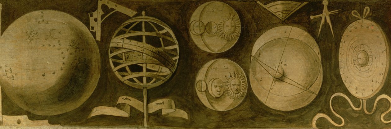 Astrología: varios instrumentos y diagramas de Giorgione da Castelfranco