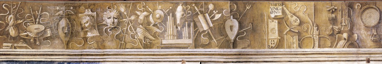 Artes liberales. Friso en la Casa Pellizzari, c. 1500 de Giorgione da Castelfranco