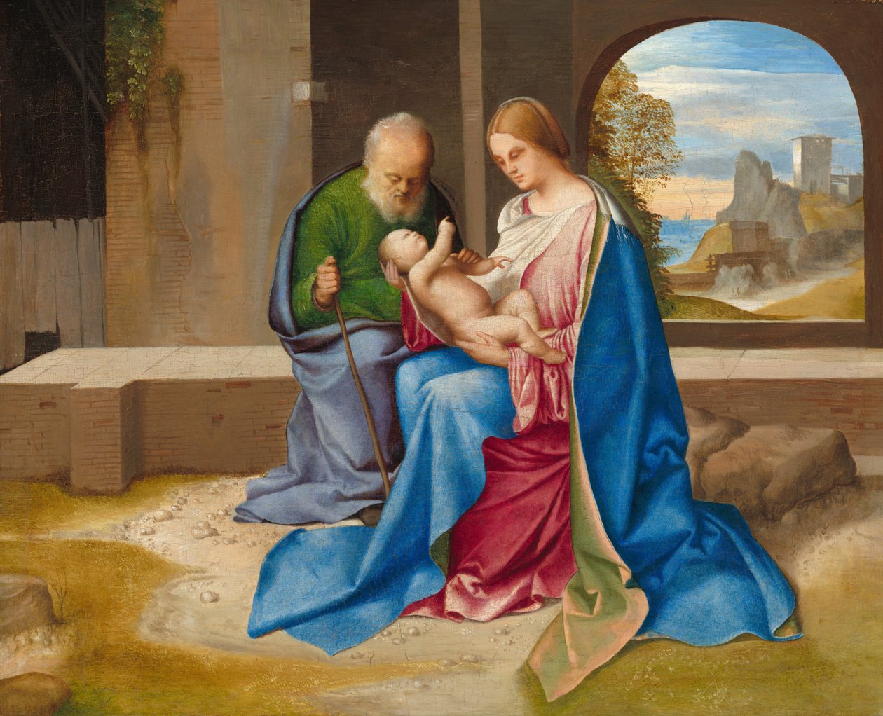 Italiano: Sacra Famiglia Sagrada Familia de Giorgione