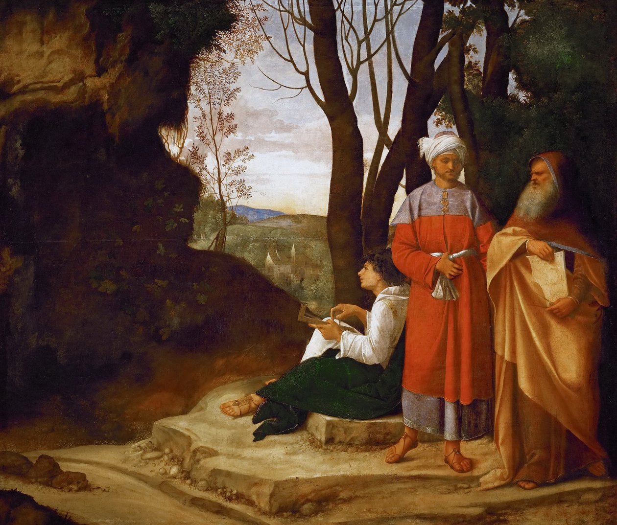 Tres filósofos de Giorgione