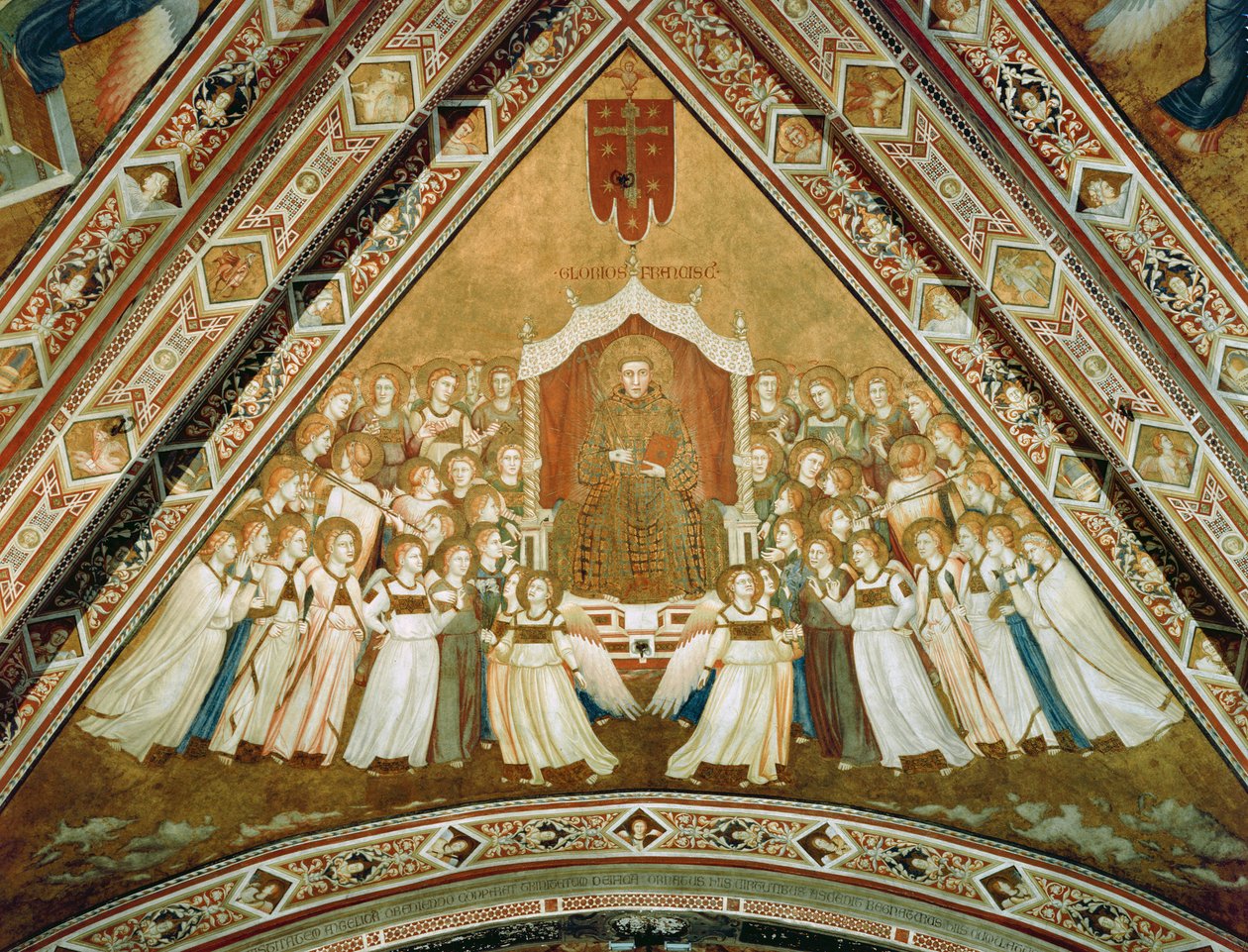 Alegoría de San Francisco en la gloria, c.1330 de Giotto di Bondone