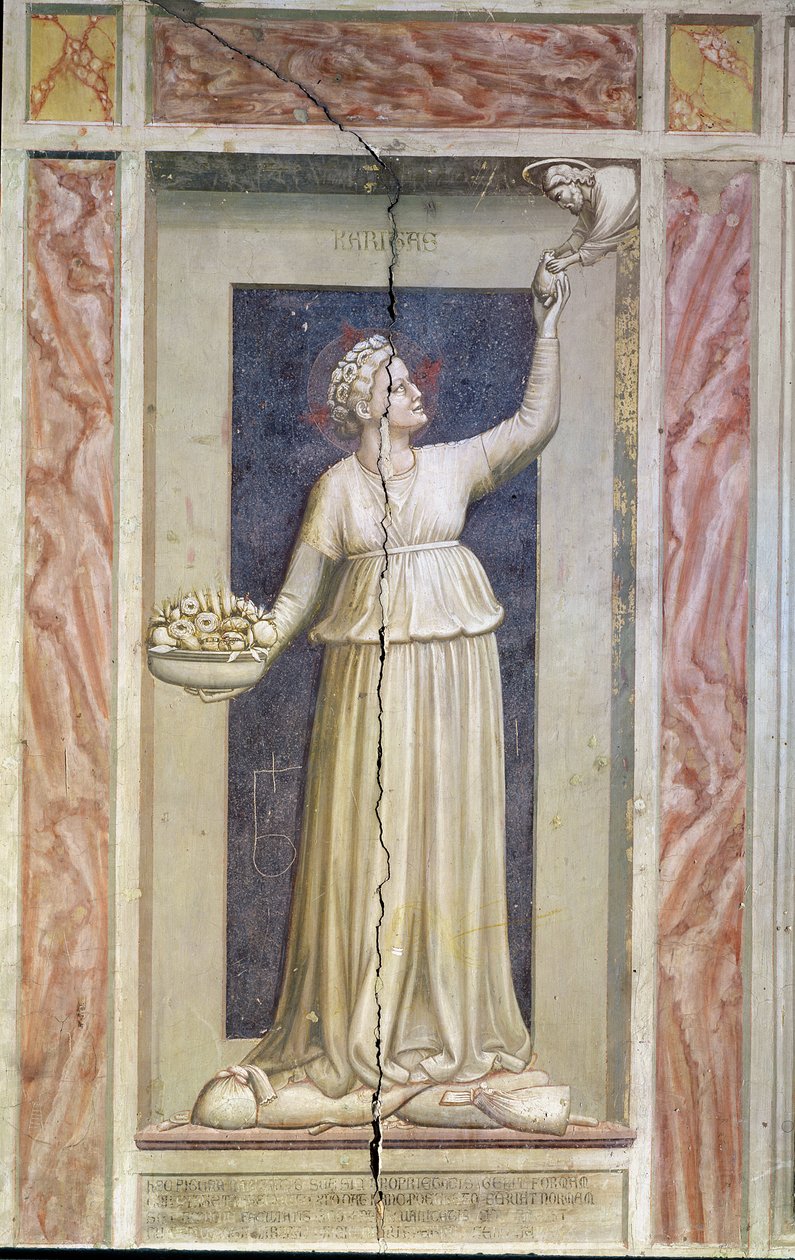 Caridad, c.1305 de Giotto di Bondone