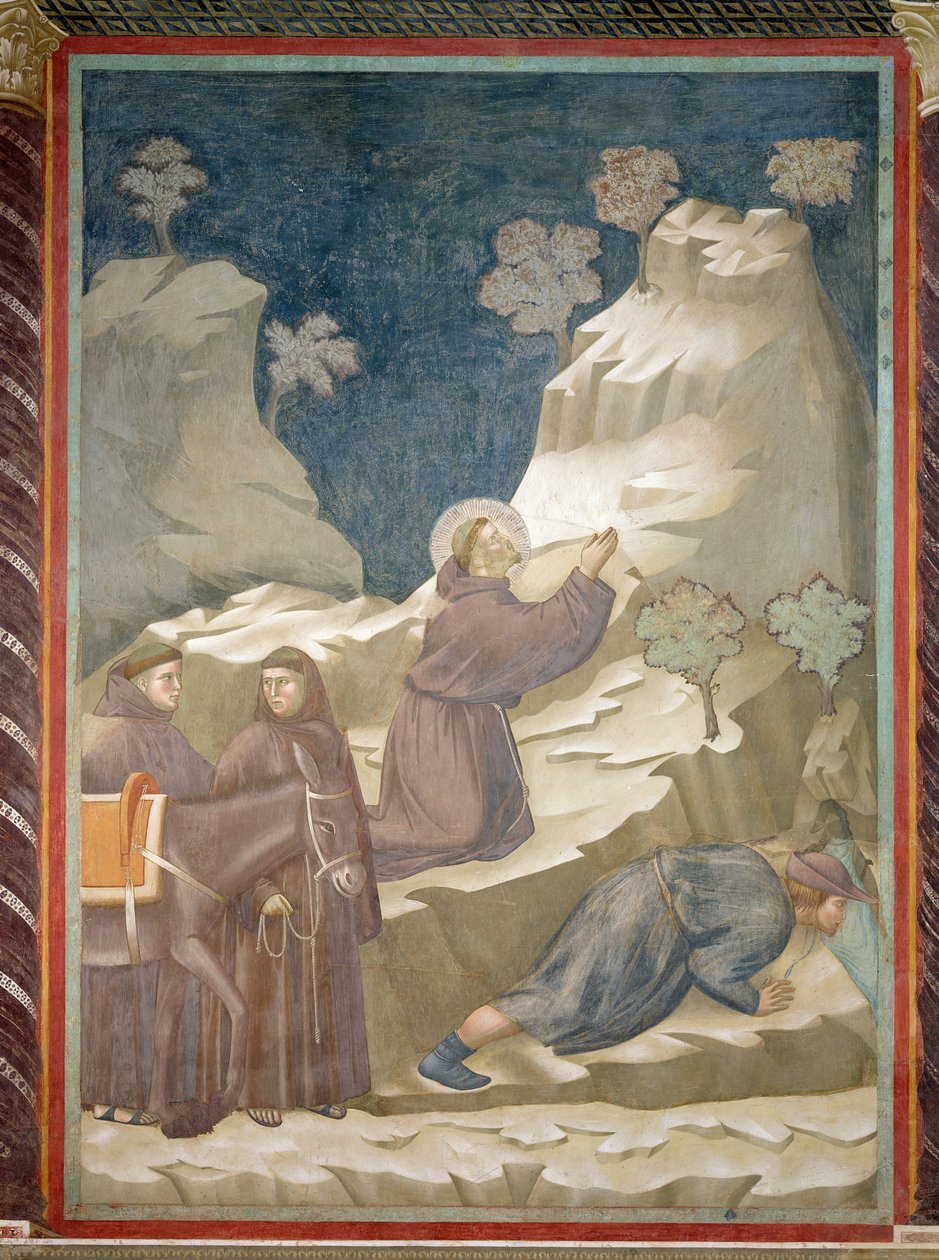 El milagro del manantial, 1297-99 de Giotto di Bondone