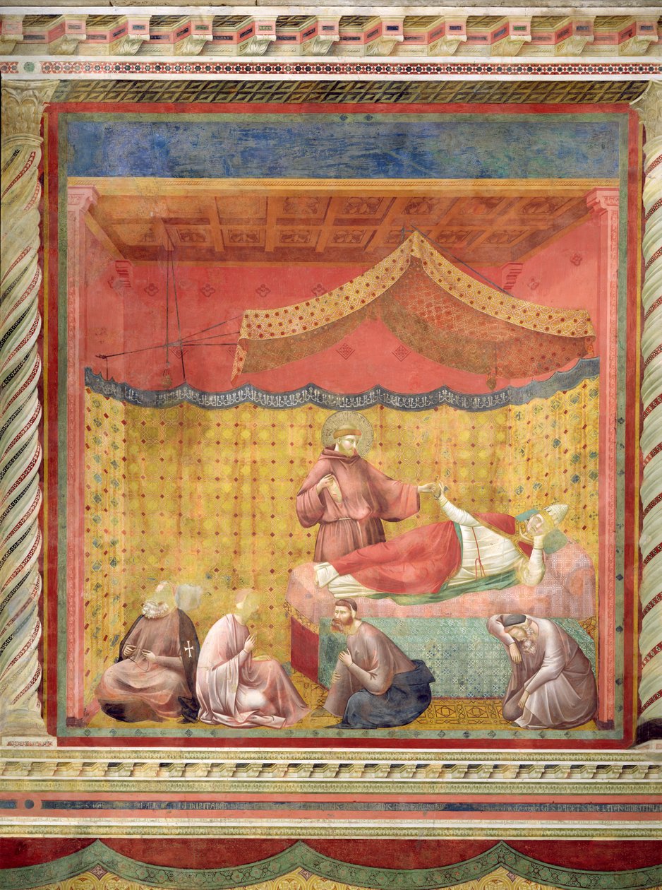 La visión del Papa Gregorio IX, 1297-99 de Giotto di Bondone