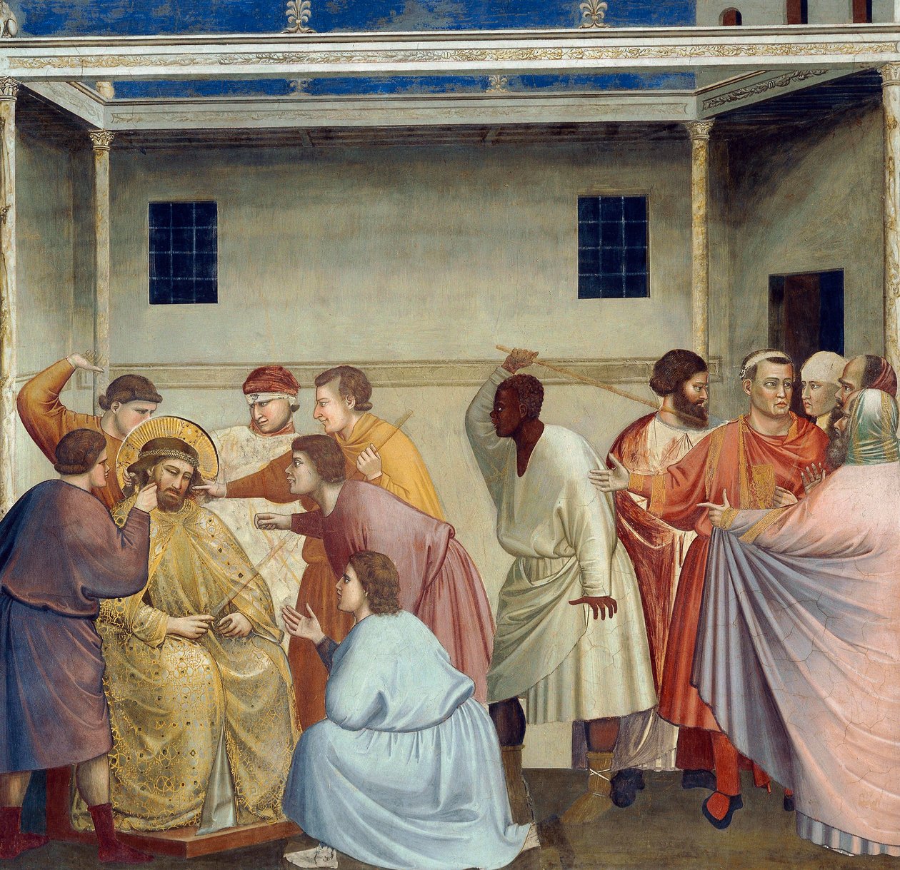 Flagelación de Cristo (detalle) de Giotto (c.1266 1337)