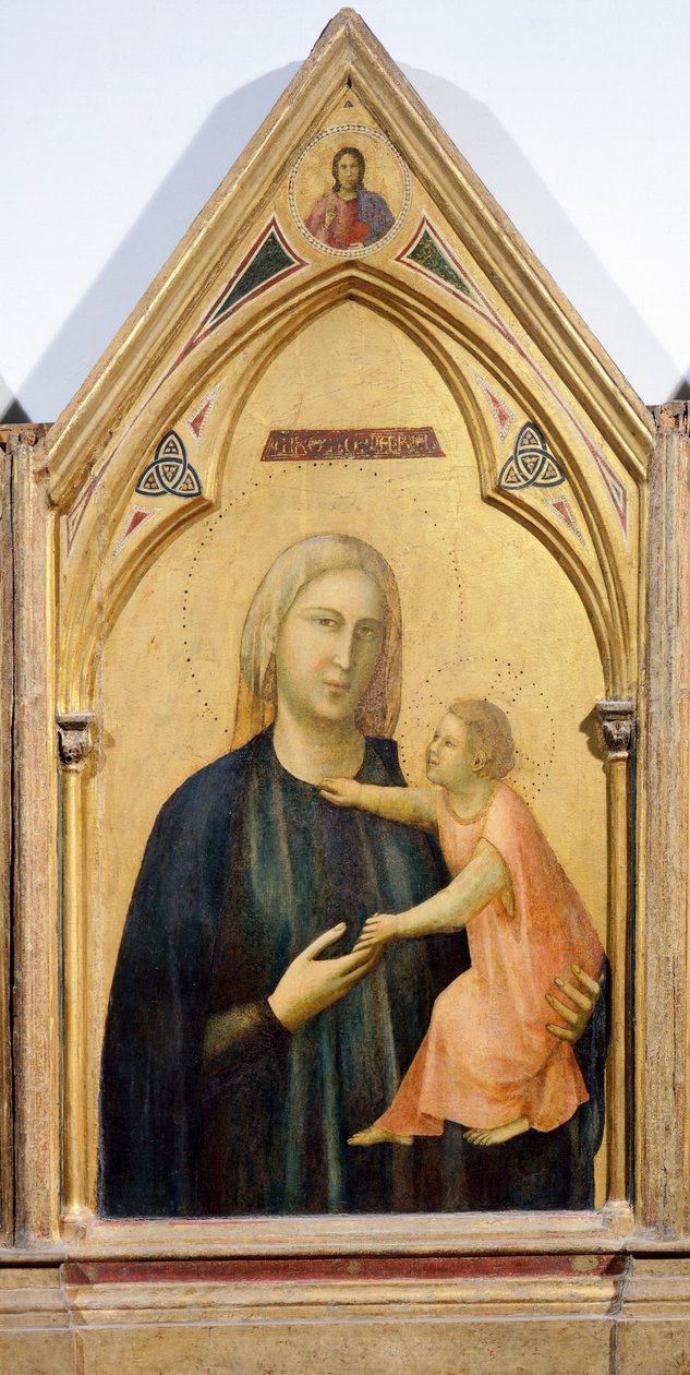 Madonna y Niño (detalle) de Giotto (c.1266 1337)