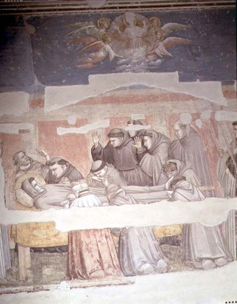 La Muerte de San Francisco (detalle) de Giotto (c.1266 1337)