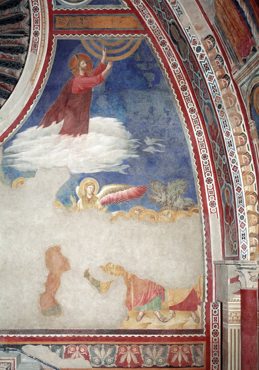Historia del Nuevo Testamento: La Ascensión de Cristo - Fresco de Giotto (c.1266 1337)