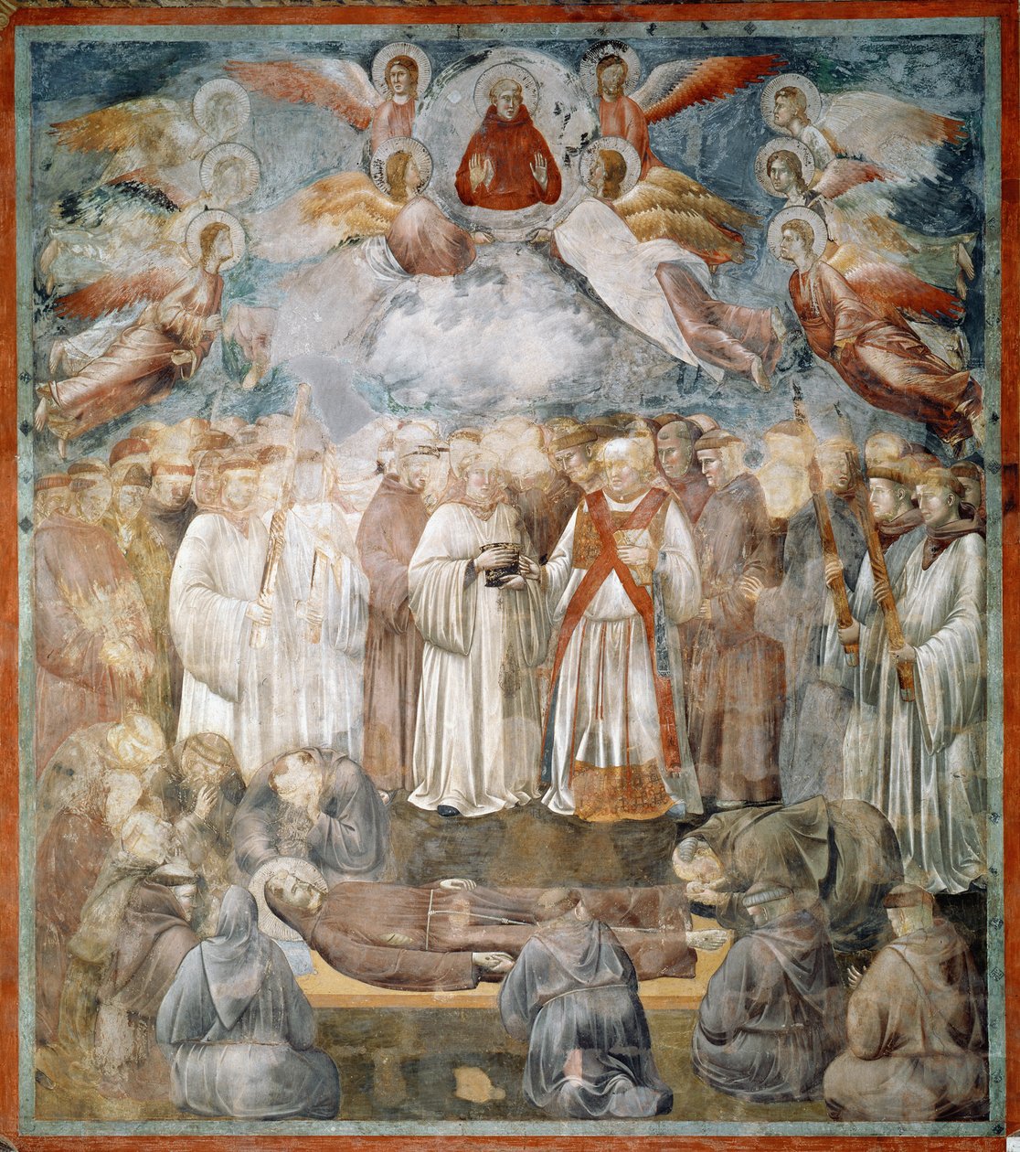 El funeral de San Francisco de Asís y la verificación de los estigmas de Giotto (c.1266 1337)