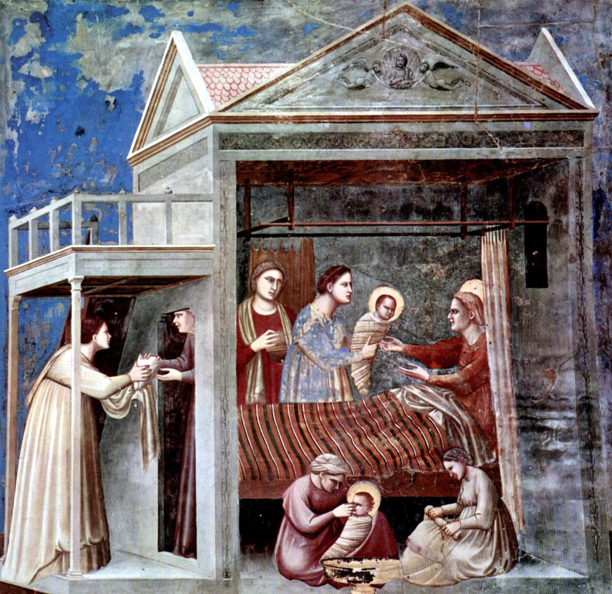 Nacimiento de la Virgen de Giotto