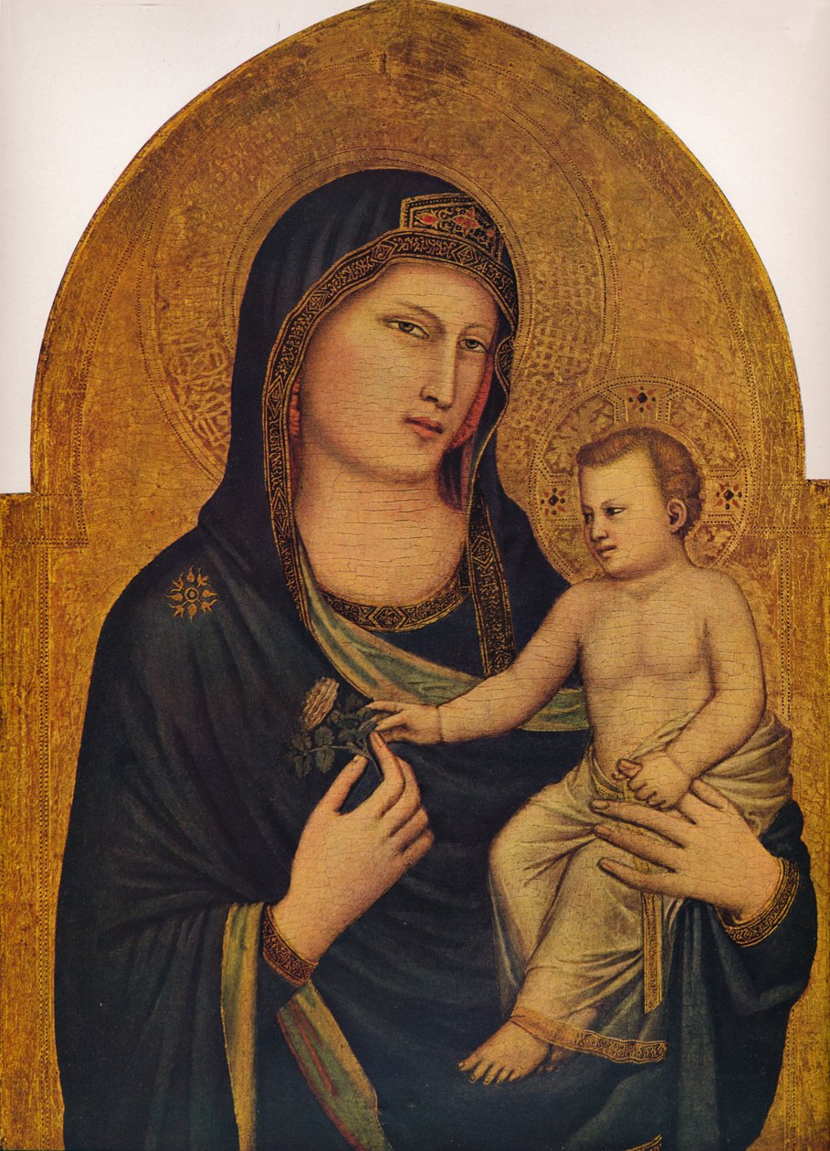 Madonna y el Niño, 1310-1315 de Giotto di Bondone