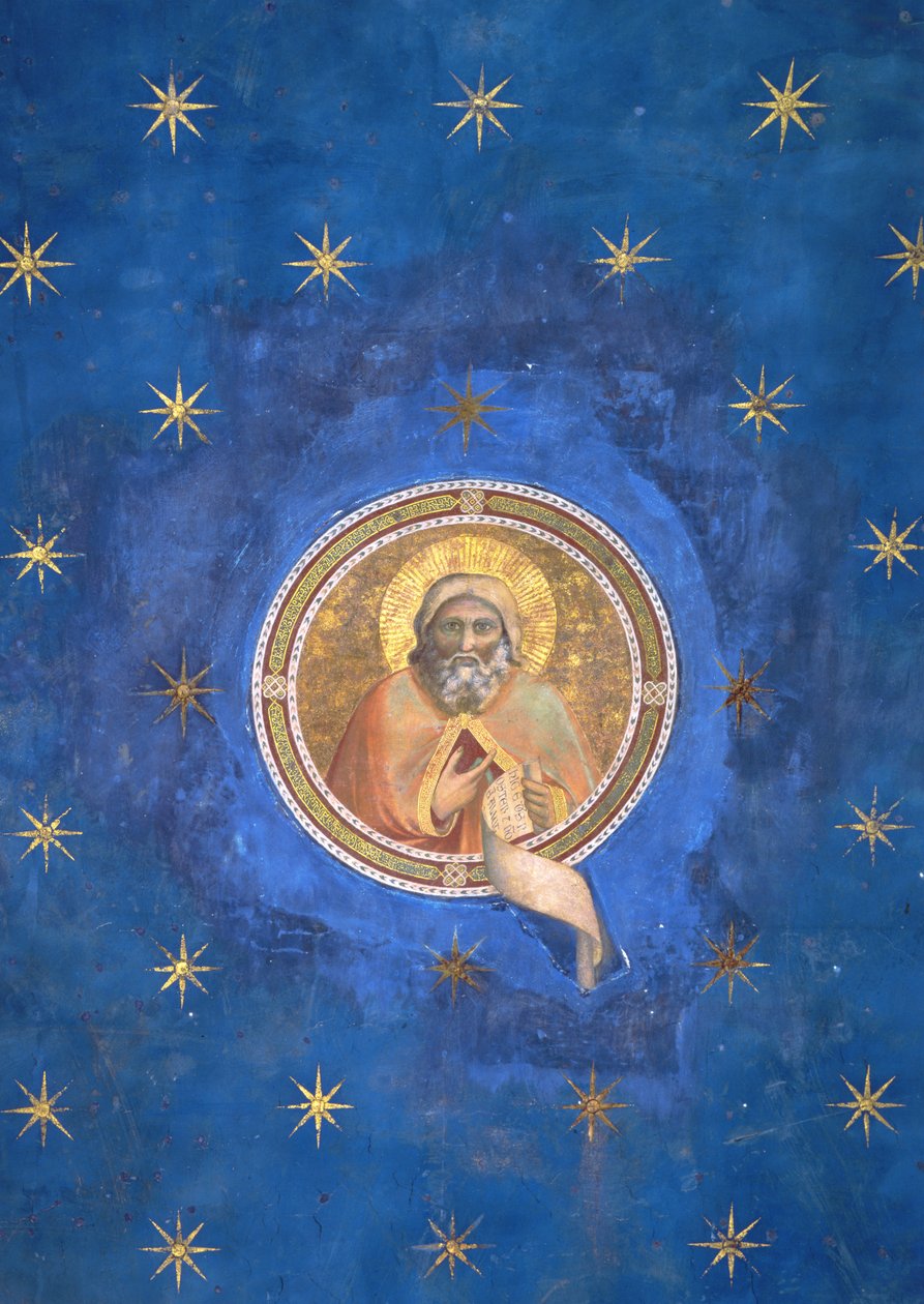 Baruc, de la bóveda del techo, c.1305 de Giotto di Bondone