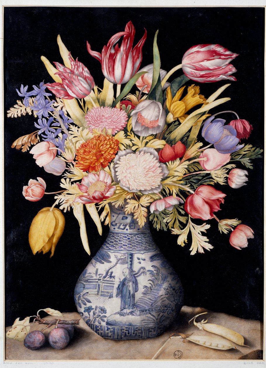 Jarrón Ming de flores de Giovanna Garzoni