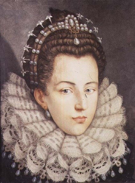 Catalina de Austria, duquesa de Saboya, esposa de Carlo Emanuele I (r.1580-1630) de Giovanna Garzoni